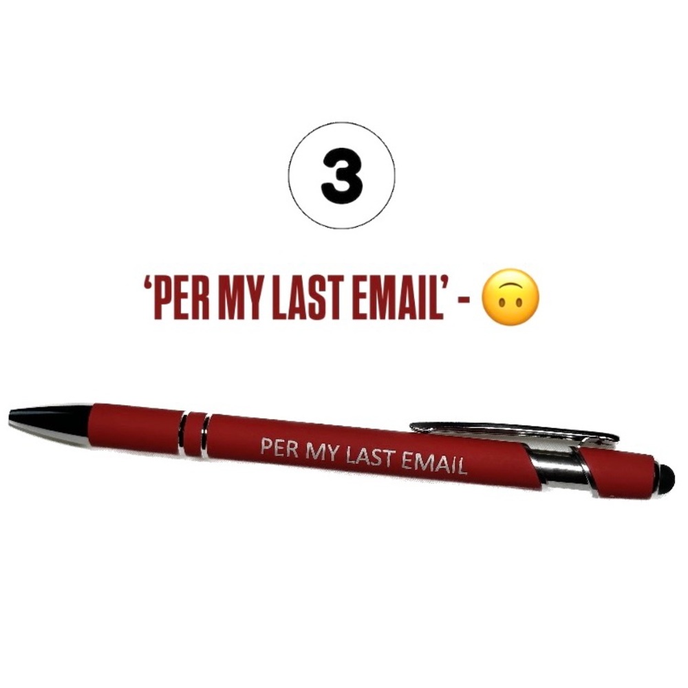 Funny Phrase Pen (1) with Stylus - Picture 5 of 16